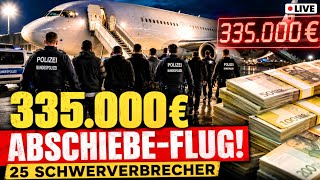 🚨 335.000 Euro für Abschiebeflug nach Afghanistan: ⚠️ Warum zahlt wieder der Steuerzahler?