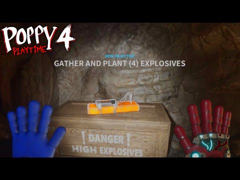 GATHER AND PLANT EXPLOSIVES WALKTHROUGH (POPPY PLAYTIME CHAPTER 4)