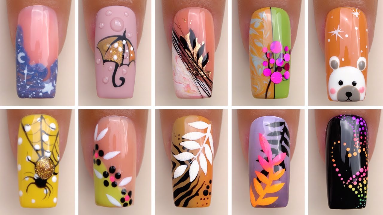 10 New Nail Decorating | Top Fancy Color Nail Compilation | Nails Art