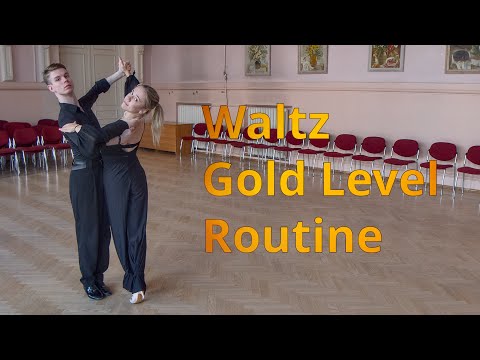 Waltz Gold Level Choreography | Closed Wing, Double Reverse Spin