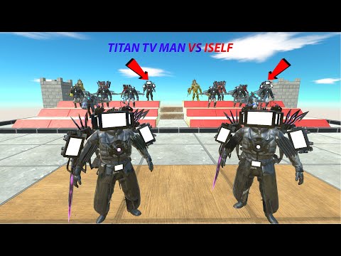 TITAN TV MAN VS ISELF - Animal Revolt Battle Simulator