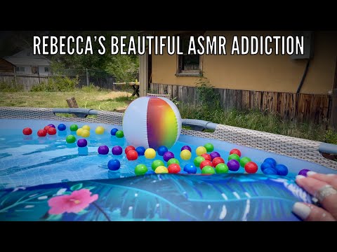 Swimming Pool Day ASMR! (No talking version) Getting in the water to play!