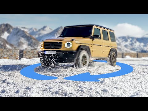 Mercedes G-Class Electric on Snow