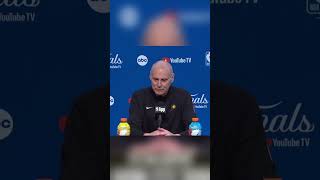 Rick Carlisle on Tyrese Haliburton's Injury #shorts #nbafinals #pacers #indianapacers