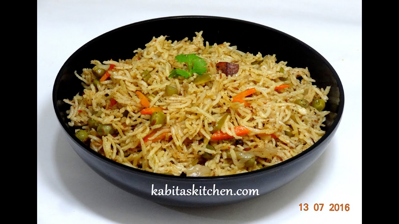 Quick Vegetable Biryani-Veg Biryani In Pressure Cooker ...