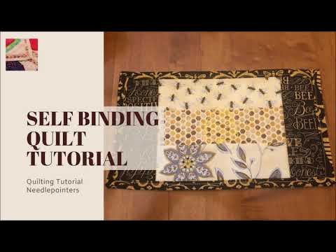 Self Binding a Quilt Tutorial (Fold Over Quilt Binding)