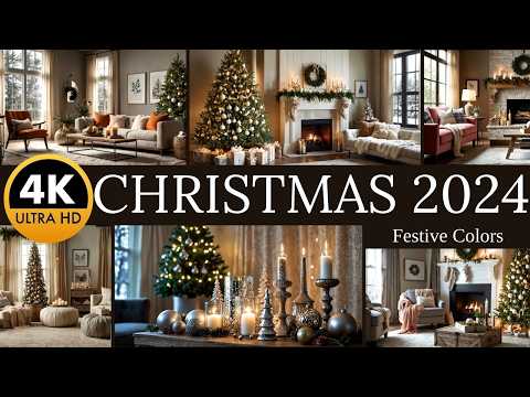 4K Top 5 Christmas Décor Color Trends for 2024 You MUST Try