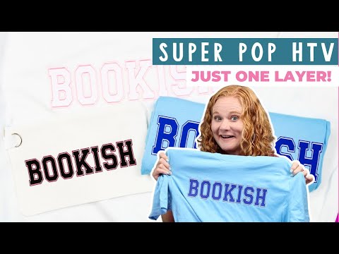 Super Pop HTV: Two Colors in ONE Layer!