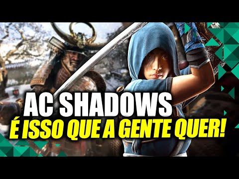 NAOE SERÁ O DESTAQUE DE ASSASSIN'S CREED SHADOWS! MAS E O YASUKE?