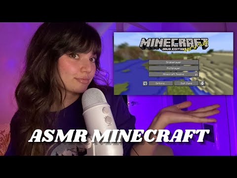 ASMR Playing Minecraft For 1 Hour! (Relaxing Gameplay, Upclose Whispers, Mouth Sounds)