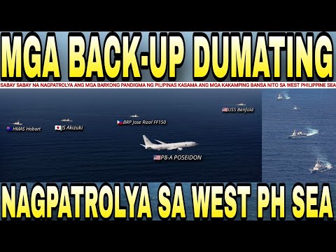 4 BARKO PANDIGMA ng PILIPINAS at KAKAMPING BANSA nagpatrolya sa WEST PHIL SEA