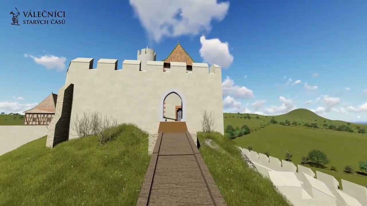 Oživení hradu Skalka: 3D model
