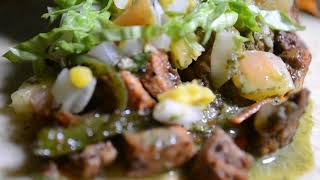 La Chingada, taquitos de carne cerdo y pollo