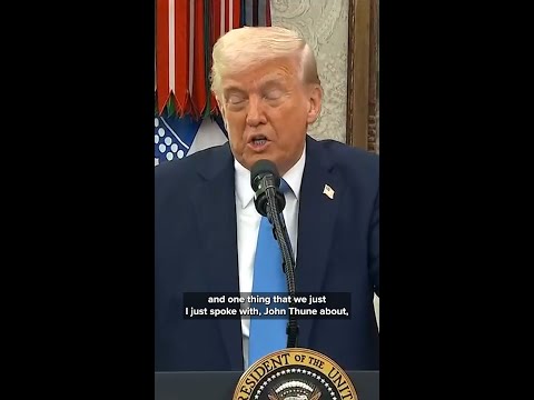 President Trump on vehicle purchases, interest payments in the U.S.