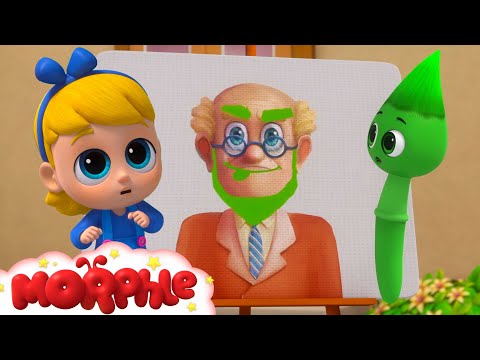 Paint It GREEN Like Orphle! | 3D Mila and Morphle Cartoons | Morphle vs Orphle