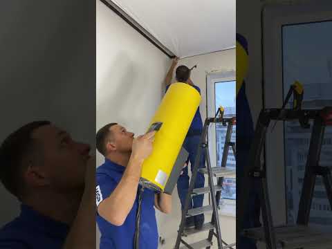 Натяжной потолок за 43 секунды!