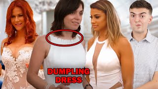 REACTING TO UGLY WEDDING DRESS NECKLINES (these are abominations)