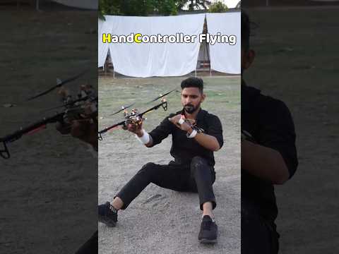 Hand✊Controlling Drone 🔥 Failure + Try Again = Success ❤️ #shorts