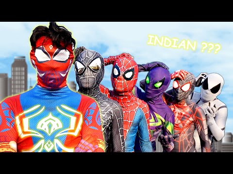 Indian Spider-Man ?? Pro 6 SuperHeroes Story !! ( Funny Movie By FLife TV )