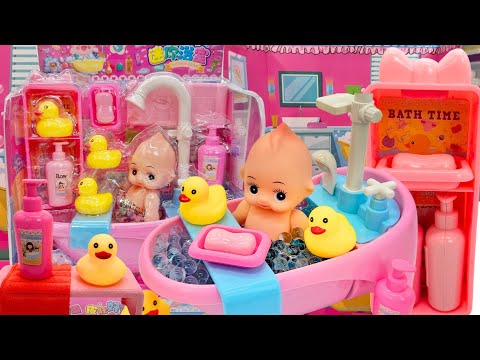 Satisfying with Unboxing Cute Toys Pink Baby Doll Playset | ASMR Toys