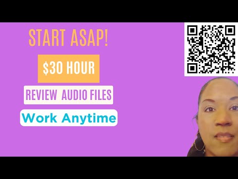 $30/Hour Review Audios Hiring ASAP + Payment Proof (Non Phone Job pays $30 to $50 per hour)