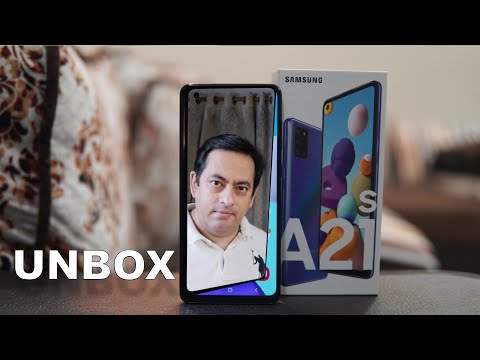 (ENGLISH) Samsung Galaxy A21s Unboxing - with KNOX security, SHealth and more