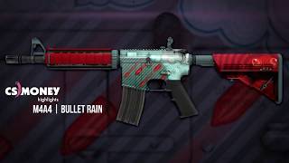 M4A4 Bullet Rain Gameplay