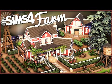 Sims 4 Dream Farm Build - The Ultimate Cozy Farmstead! | No CC Speed Build