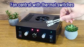 Automatic fan control for my old amplifier