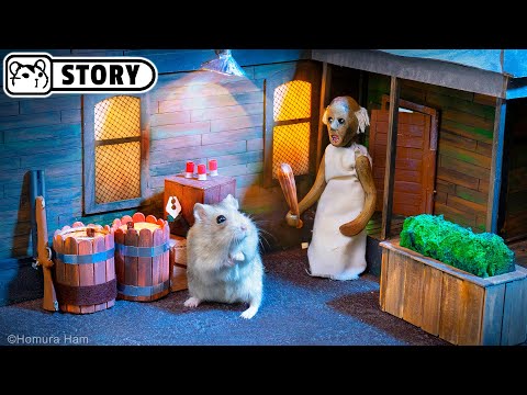 🐹 Hamster Escapes the Granny Maze with Slendrina 🐹 Homura Ham