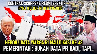 HEBOH RI MAU KASI DATA WARGA KE AS? PEMERINTAH ANGKAT BICARA ! KONTRAK SCORPENE EFEKTIF TOT BERJALAN