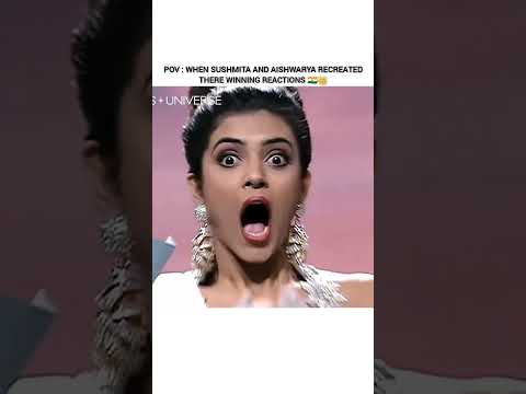 Miss universe 1994 x Miss world 1994 Sushmita sen Aishwarya rai ! winning same reaction ✨😱🇮🇳