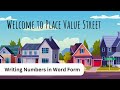 Writing Numbers in Word Form