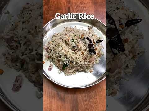 Lunch Recipe | Garlic Rice | சுவையான பூண்டு சாதம் | Poondu Sadam