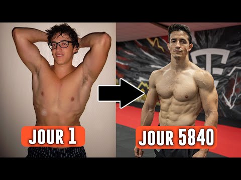 Je fais 1h de musculation par jour pendant 5840 jours, et voici le résultat