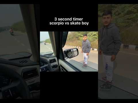 3 second timer scorpio vs skate boy #shortsyoutube #shortsviral #shorts #trending