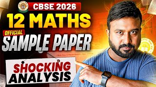 Class 12 Maths Sample Paper 2025 🔍 Shocking Analysis 😱 | 90+ Pakka Hai Strategy!
