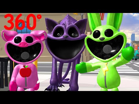 Catnap 360 Smiling critters VR 360 Video 4K [CATNAP EDIT] 3D Funny Memes