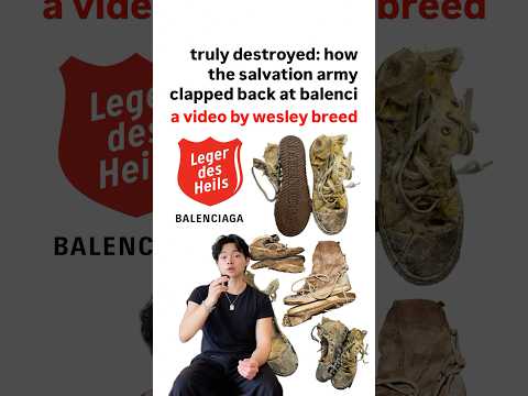 That time the Salvation Army clapped back at Balenciaga | #fashion #balenciaga #salvationarmy