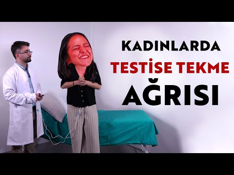 KADINLAR TESTİSE TEKME AĞRISINI DENEDİ!!!