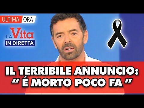 Nuovo tragico lutto in rai, é morto all'improvviso il famoso giornalista della Vita in Diretta