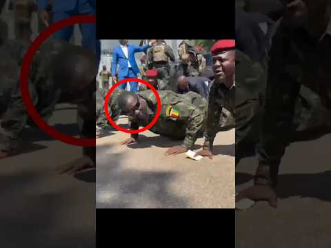Mamadi Doumbouya fait des pompes dans les rues de Conakry !