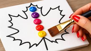 My Grandma's Easy Painting Idea! Anyone Can Paint This Amazing Painting!
