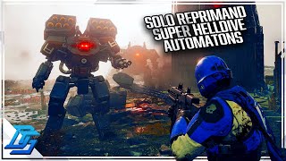 Helldivers 2 | Reprimand Solo Full Clear of Super Helldive Bots! I Should Learn to Stealth..