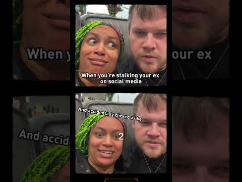 WHEN STALKING YOUR EX GOES WRONG 🤣 | sashaandnate