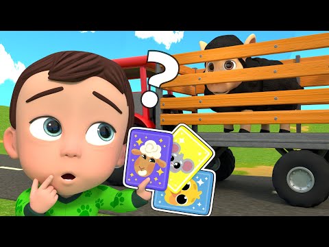 Who Says Moo | Learn Animal Sounds | Newborn Nursery Rhymes & Kids Songs