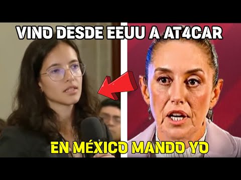 CLAUDIA PONE EN SU LUGAR A GRINGA QUE VINO A SU MAÑANERA A QUERER MANDAR