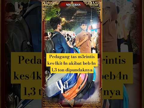 KEBAIKAN HATI PEMUDA KEPADA PEDAGANG TAS #kebaikan #pemuda #baikhati #pedagang #tas