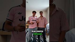 JUVENTUS MILAN: formazioni a confronto #shorts #juventusmilan #juvemilan #viral