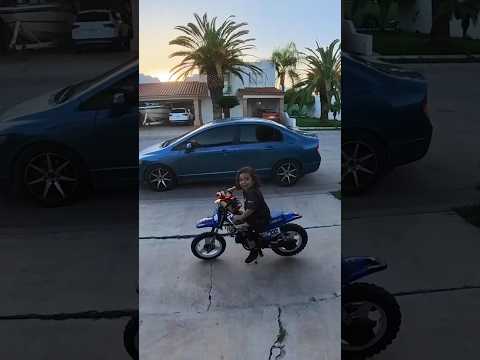 Felicidad: descripción gráfica 🤩 #motocross #motovlog #familytime #niños #sorpresa